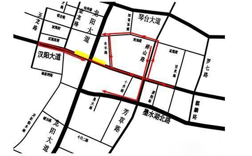 9月15日起龍陽大道部分路段禁止機動車通行