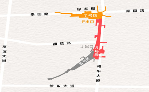 7、8 號(hào)線徐家棚暫時(shí)無法站內(nèi)換乘