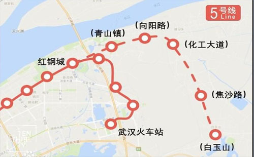 武漢軌道交通5號線規(guī)劃