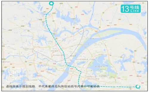 武漢地鐵13、14號線最新消息（站點線路圖）