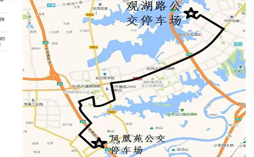 武漢651路公交車路線圖（首車幾點+最晚幾點）
