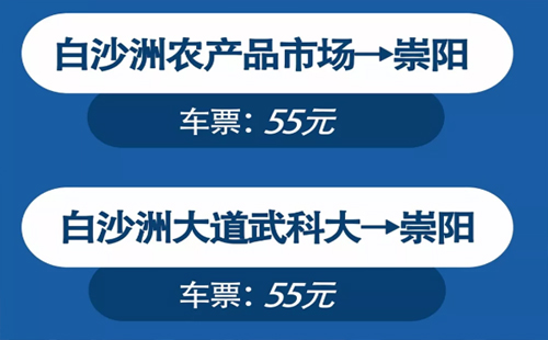 武漢至崇陽大巴一天有幾趟車（票價多少錢）