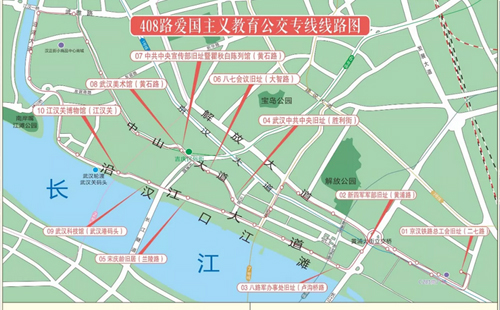 武漢愛(ài)國(guó)旅游公交車(chē)路線圖2019