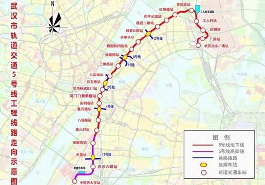 2021武漢地鐵新開通線路一覽
