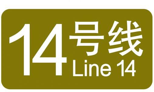 上海地鐵14號線線路圖全部站點