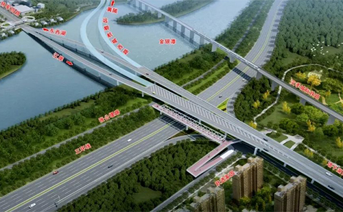 塔子湖西路北延工程線路圖及效果圖