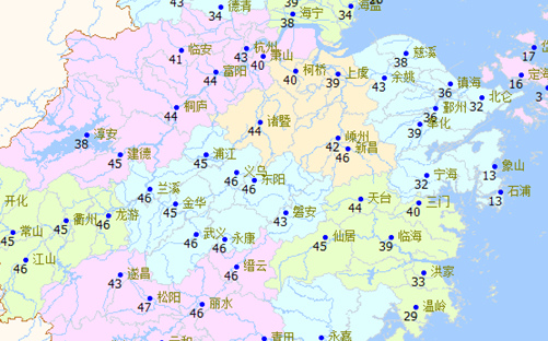 2022夏天溫度與往年溫度對比
