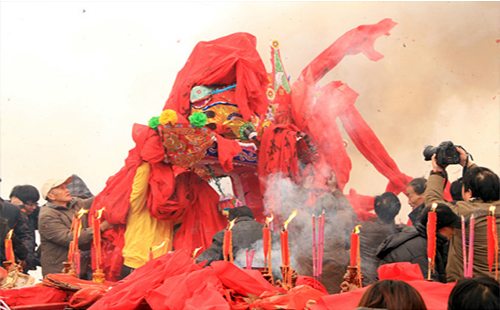 黃陂元宵節(jié)玩燈(采蓮船+劃船) 黃陂元宵節(jié)傳統(tǒng)名俗活動